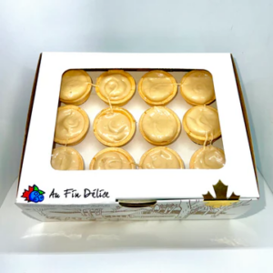 Boîte de 12 cornets beurre et tire d’érable